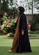 Hijabi.Pk Shanayl Brown Abaya | The Classic Edits
